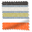 ColorizedSwatch Calcutta Stripe Olive Roller Blind sample image 3764