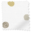 ColorizedSwatch Dotty Dots Gold Roller Blind sample image 5132