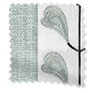 ColorizedSwatch Cavendish Powder Blue & Chatsworth Mineral Curtains sample image 5646
