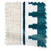 ColorizedSwatch Bijou Linen Oatmeal & Ascott Teal Curtains sample image 5756