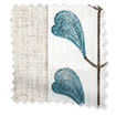 ColorizedSwatch Bijou Linen Oatmeal & Chatsworth Cornflower Curtains sample image 5757