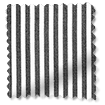 ColorizedSwatch Devon Stripe Charcoal Curtains sample image 5785