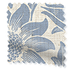ColorizedSwatch William Morris Sunflower Vintage Blue Curtains sample image 5831