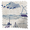 ColorizedSwatch Shoreline Toile Blue Curtains sample image 6066