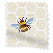 ColorizedSwatch Twist2Go Bumblebees Yellow Roller Blind sample image 9158