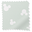 ColorizedSwatch Mickey Spots Sea Salt Roman Blind sample image 9390