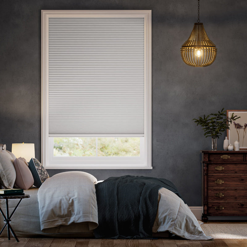 Colorized MaxShade Blackout Cloud Grey Thermal Blind 2137