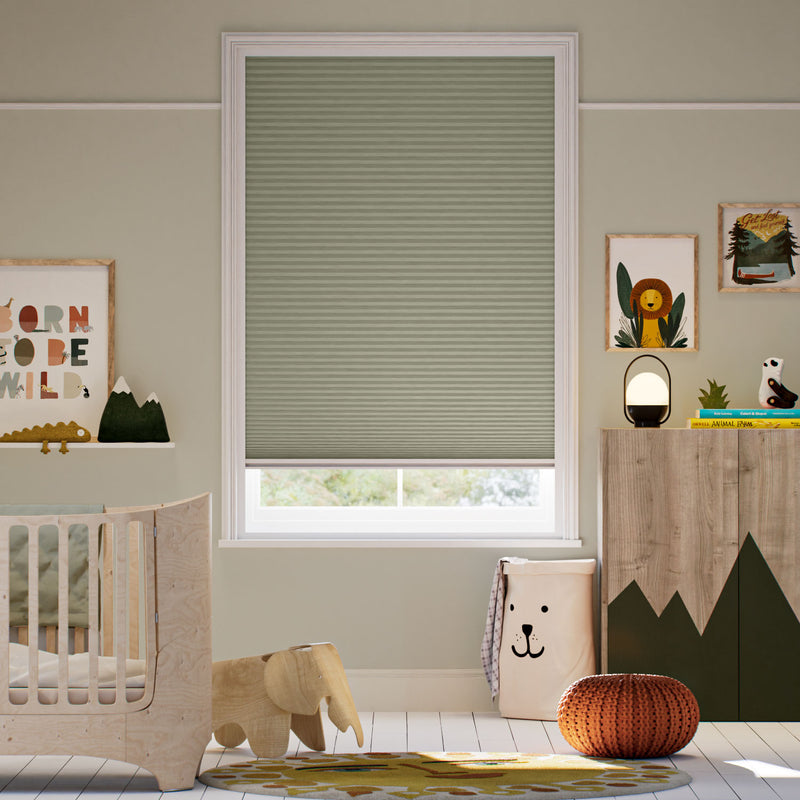 Colorized MaxShade Blackout Olive Thermal Blind 2144