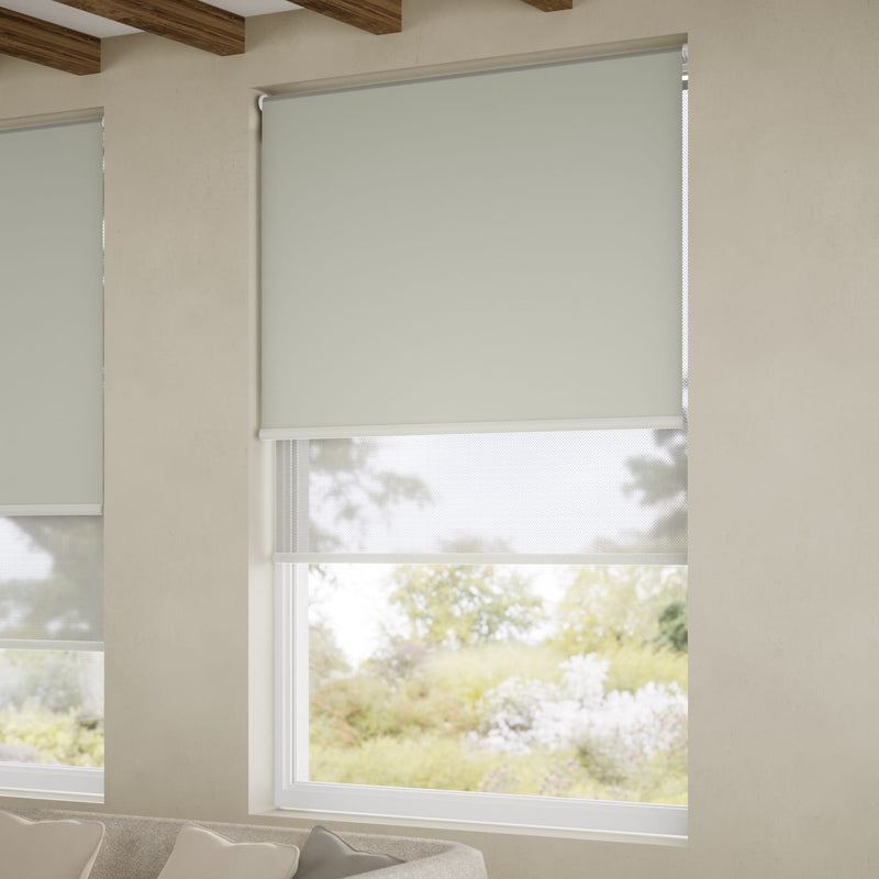 ColorizedZoom Atom Smoke Double Roller Blind 2352