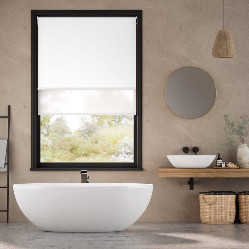 Colorized Equinox Frost Double Roller Blind 2366
