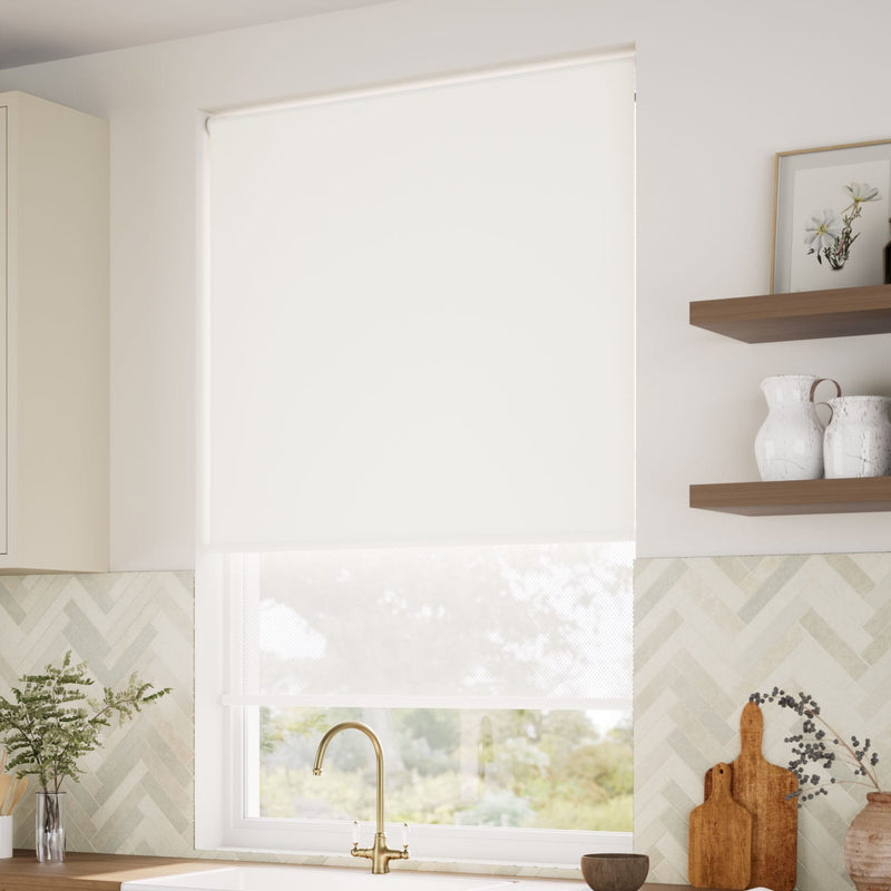 ColorizedZoom Electric Atom Mallow  Double Roller Blind 2400