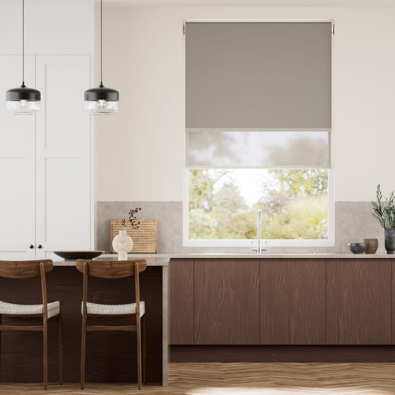 Colorized Electric Atom Pebble Double Roller Blind 2410