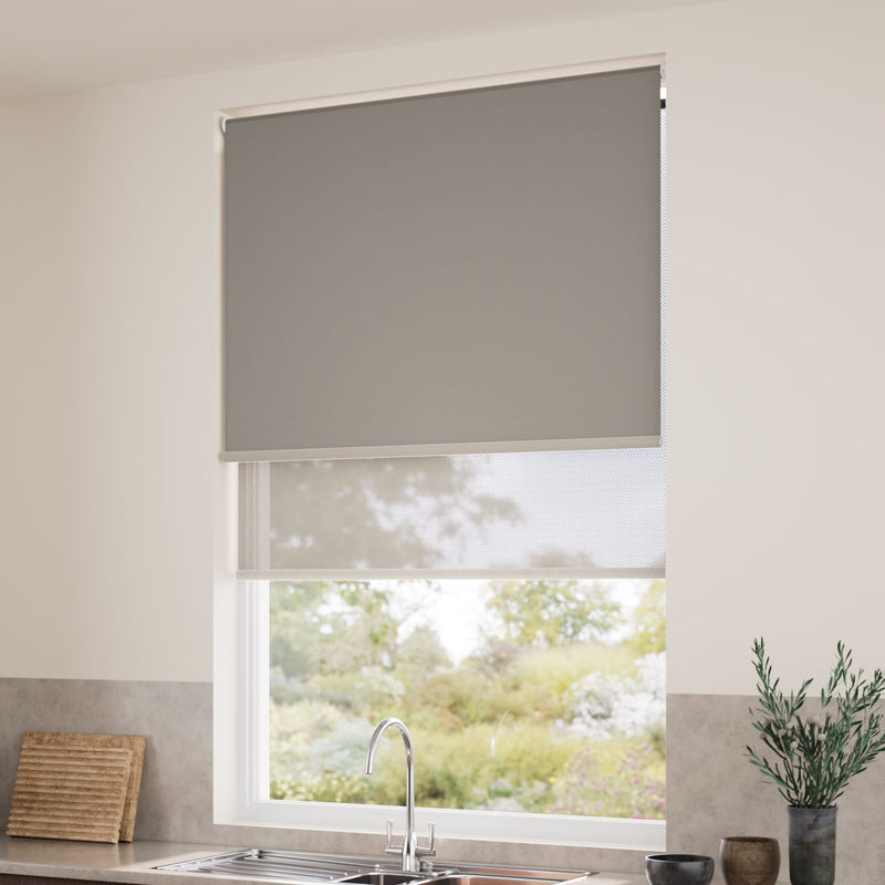 ColorizedZoom Electric Atom Pebble Double Roller Blind 2410