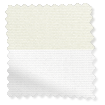 ColorizedSwatch Electric Umbra Linen White Double Roller Blind sample image 2415
