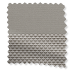 ColorizedSwatch Electric Eclipse Dove Grey & City Grey Double Roller Blind sample image 2417