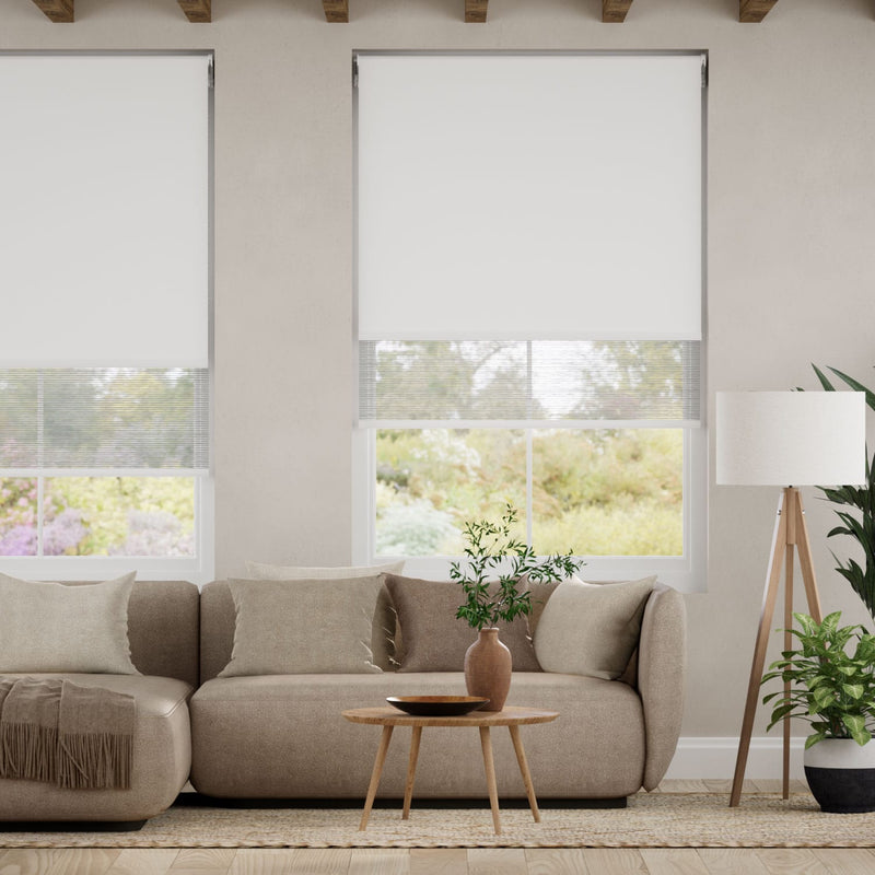 Colorized Electric Cosmos Wisp Double Roller Blind 2429