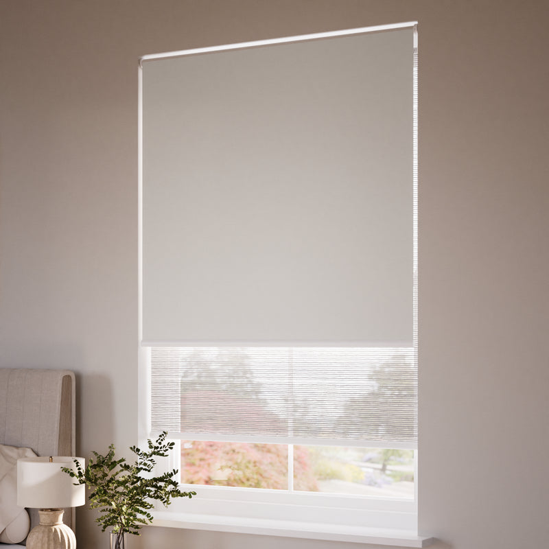 ColorizedZoom Electric Cosmos Silver Double Roller Blind 2428