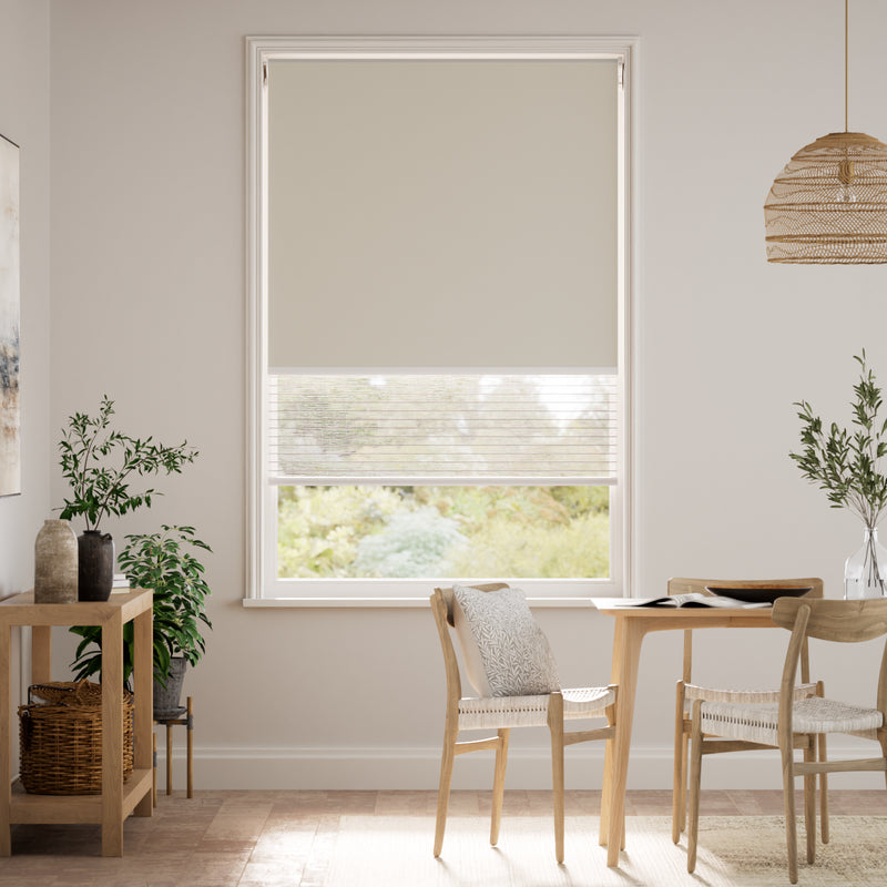 Colorized Electric Alia Stone Double Roller Blind 2449