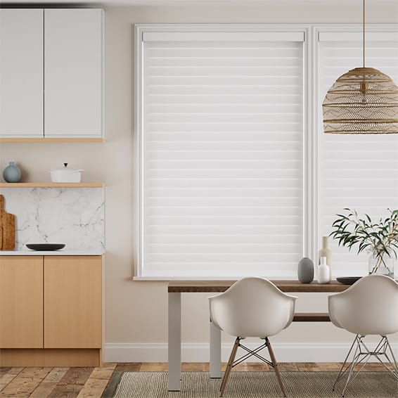 Colorized Illusion Pure White Roller Shade 2453