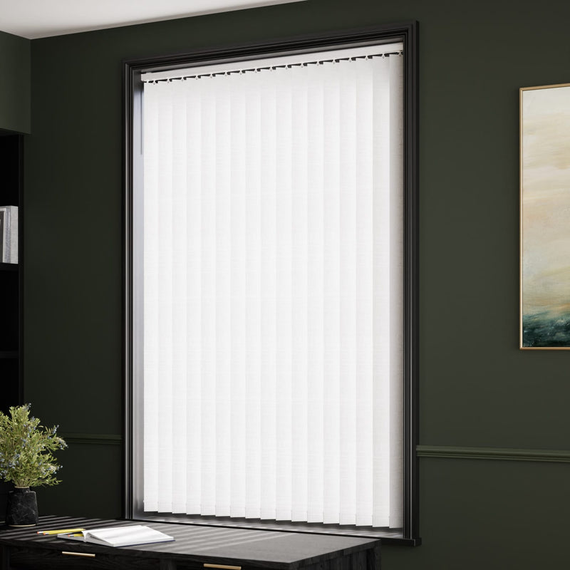 ColorizedZoom Grazia White Vertical Blind 2843