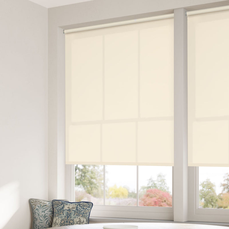 ColorizedZoom Valencia French Cream Roller Blind 3456