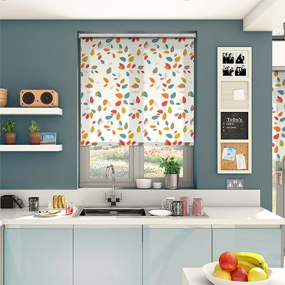 Colorized Seasons Summer Roller Blind 3470