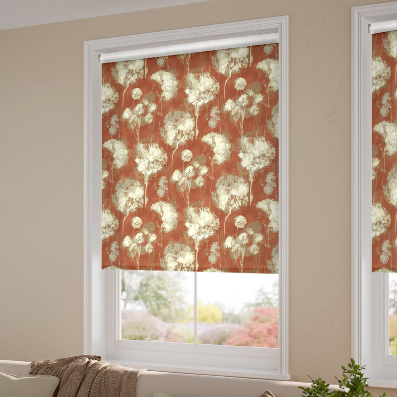 ColorizedZoom Choices Allium Linen Papaya Roller Blind 3475