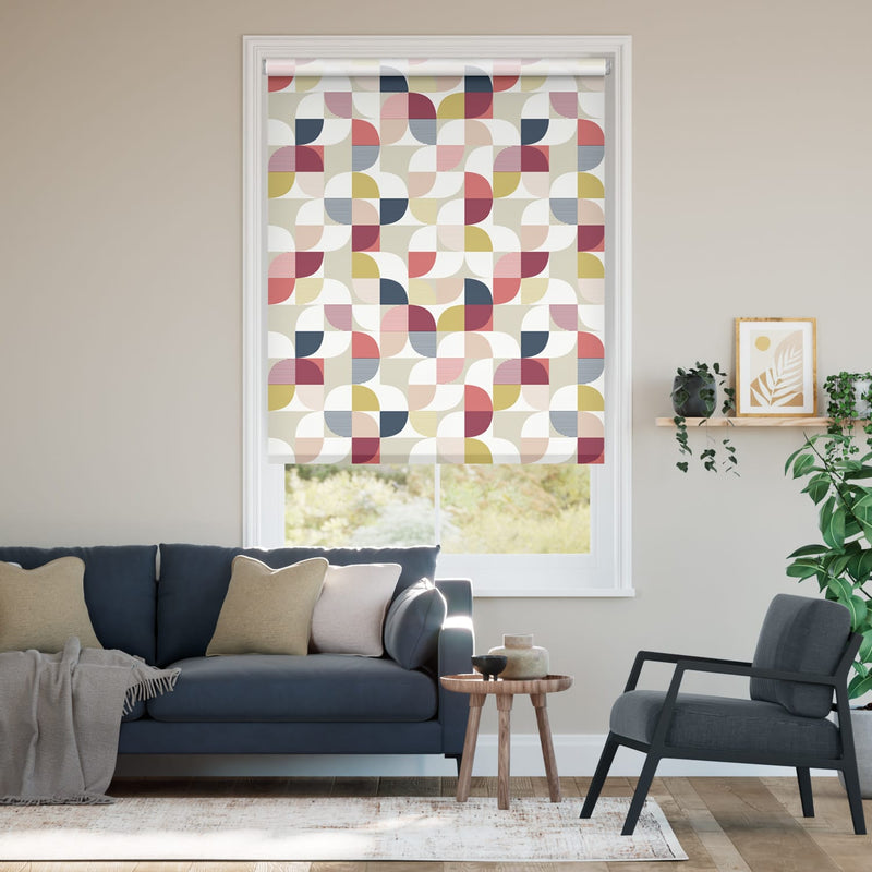 Colorized Ottil Berry Crush Roller Blind 3509
