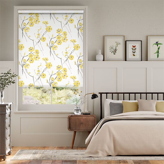 Colorized Floris Mimosa Roller Blind 3546