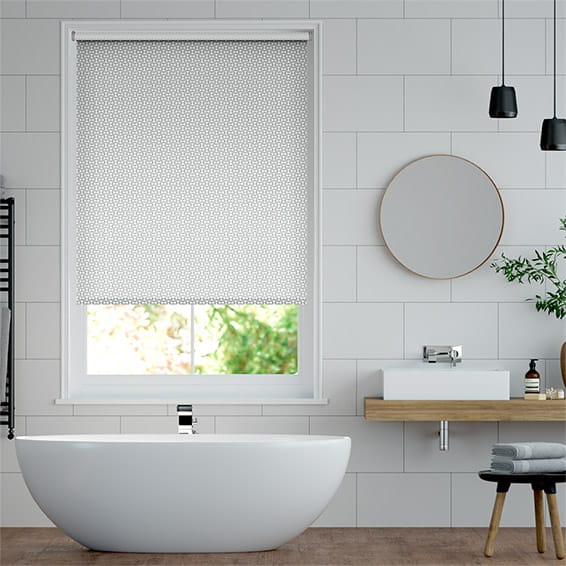 Colorized Splash Blackout Forma Slate Roller Blind 3591
