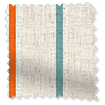 ColorizedSwatch Choices Twill Stripe Linen Mediterranean Roller Blind sample image 9012