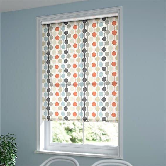 ColorizedZoom Taimi Stripe Fruit Punch Roller Blind 3624