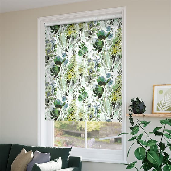 ColorizedZoom Foxglove Evergreen Roller Blind 3652