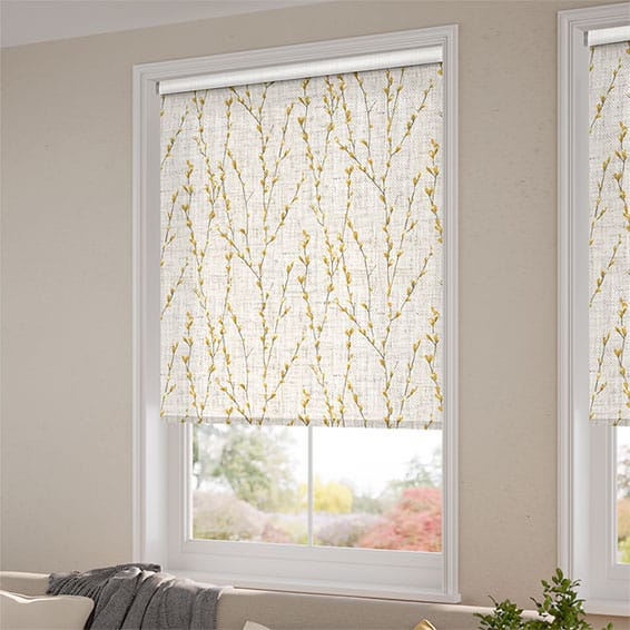 ColorizedZoom Salice Trail Mustard Roller Blind 3695