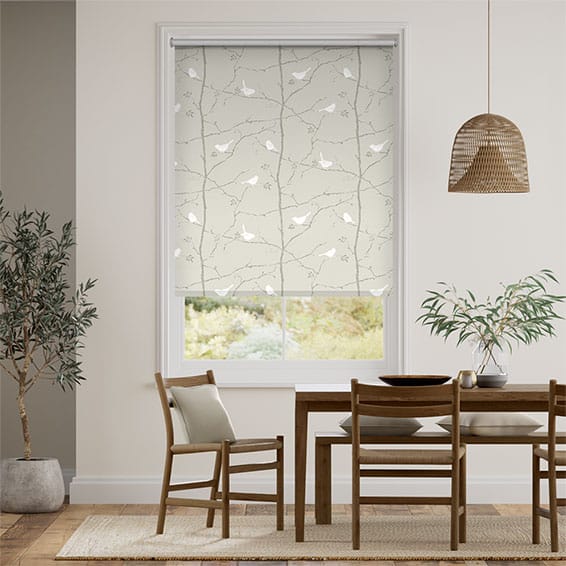 Colorized Springs Dawn Chorus Linen Roller Blind 3712