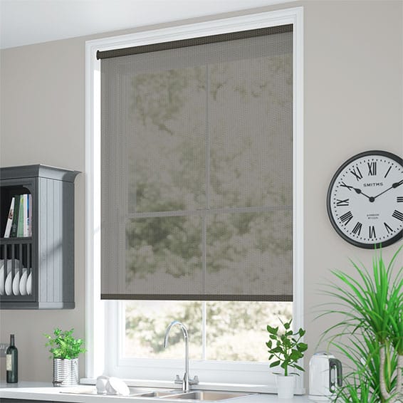ColorizedZoom Oculus Slate  Magic Screen Roller Blind 3742