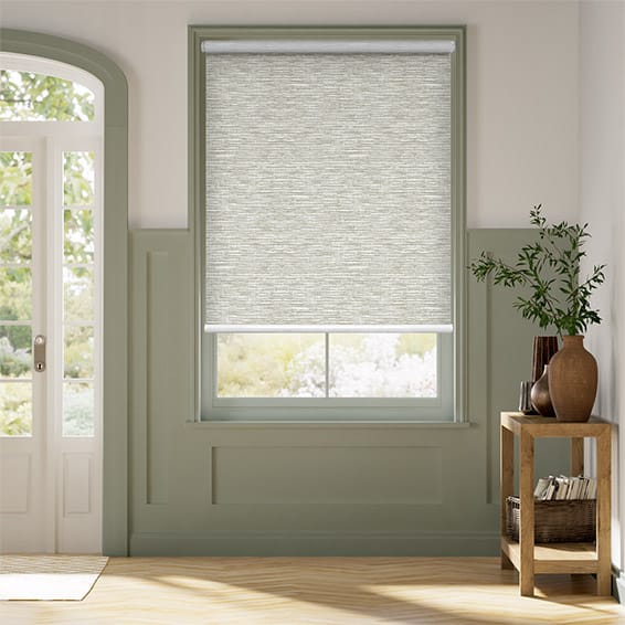 Colorized Caress Blackout Natural Roller Blind 3758