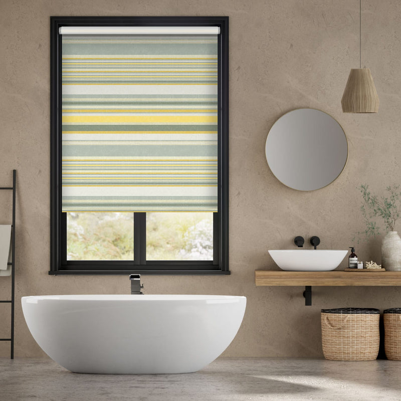 Colorized Calcutta Stripe Sunshine Roller Blind 3766