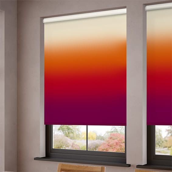 ColorizedZoom Ombre Sunset Roller Blind 3807