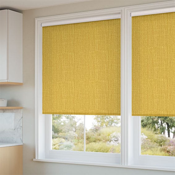ColorizedZoom Electric Choices Cavendish Mimosa Gold Roller Blind 3847