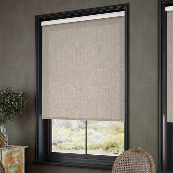 ColorizedZoom Electric Choices Cavendish Warm Stone Roller Blind 3849