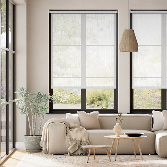Colorized Electric Oculus Alabaster Roller Blind 3852