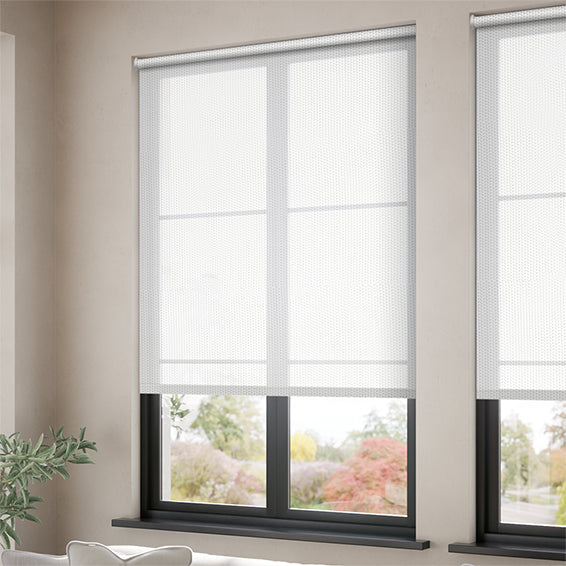 ColorizedZoom Electric Oculus Alabaster Roller Blind 3852