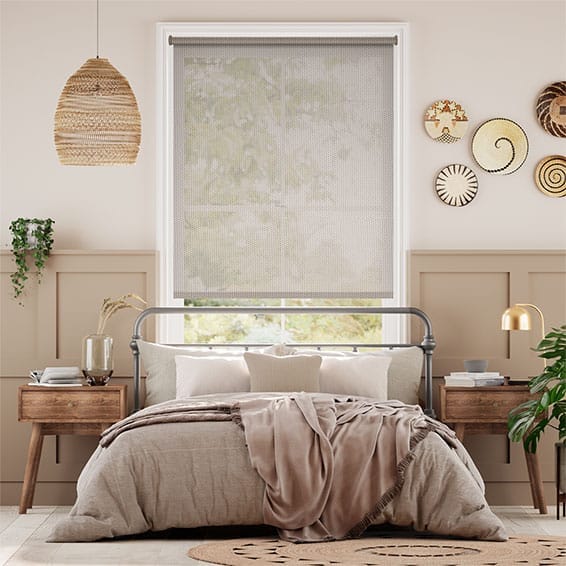 Colorized Electric Oculus City Grey  Roller Blind 3855
