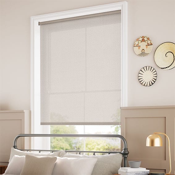 ColorizedZoom Electric Oculus City Grey  Roller Blind 3855
