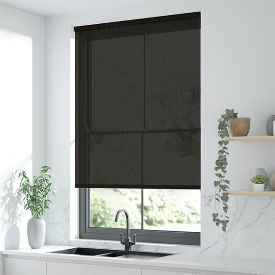 ColorizedZoom Electric Oculus True Black  Roller Blind 3863
