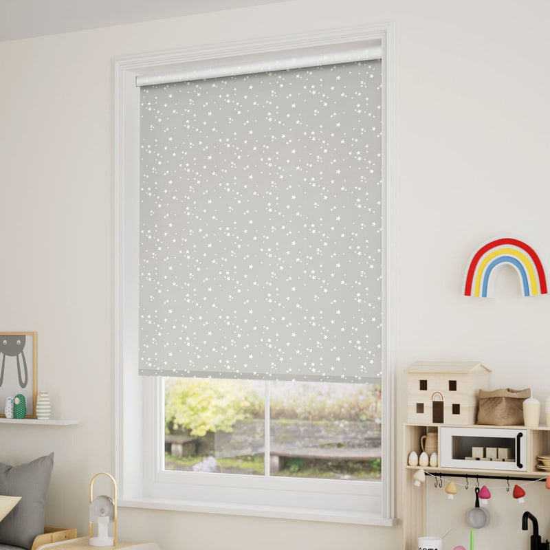 ColorizedZoom Electric Twinkling Stars Blackout Cloud Roller Blind 3868
