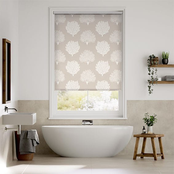 Colorized Splash Blackout Coraline Stone Roller Blind 3884