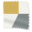 ColorizedSwatch Nuevo Blocks Dandelion Roller Blind sample image 3888