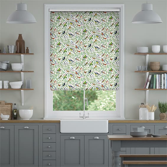Colorized Garden Birds Multi Roller Blind 3940
